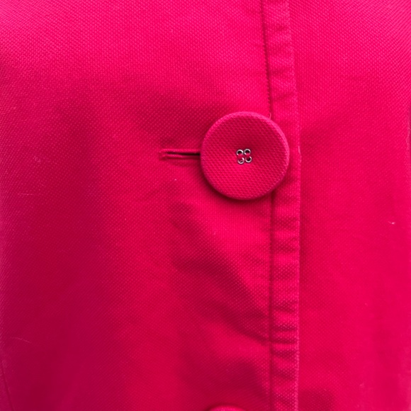 Coldwater Creek Retro Vintage Women’s Jacket. Red. Size 18. Large Buttons. - Picture 4 of 9